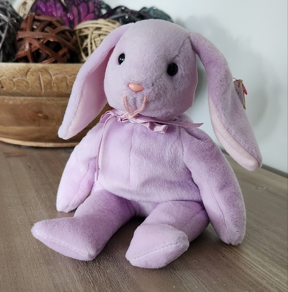๐ฐ Ty Beanie Baby Floppity the Bunny Rabbit 1996 โ Vintage, Excellent Cond - Picture 1 of 14